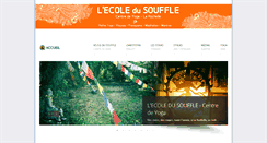 Desktop Screenshot of ecole-du-souffle.com
